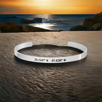 Personalized Coordinate Bracelet